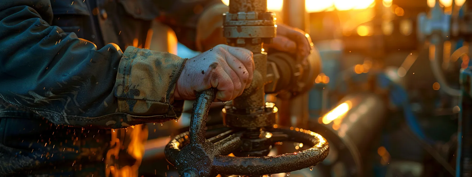 a close-up photo of a well pump being inspected and serviced by a technician to ensure longevity and operational integrity.
